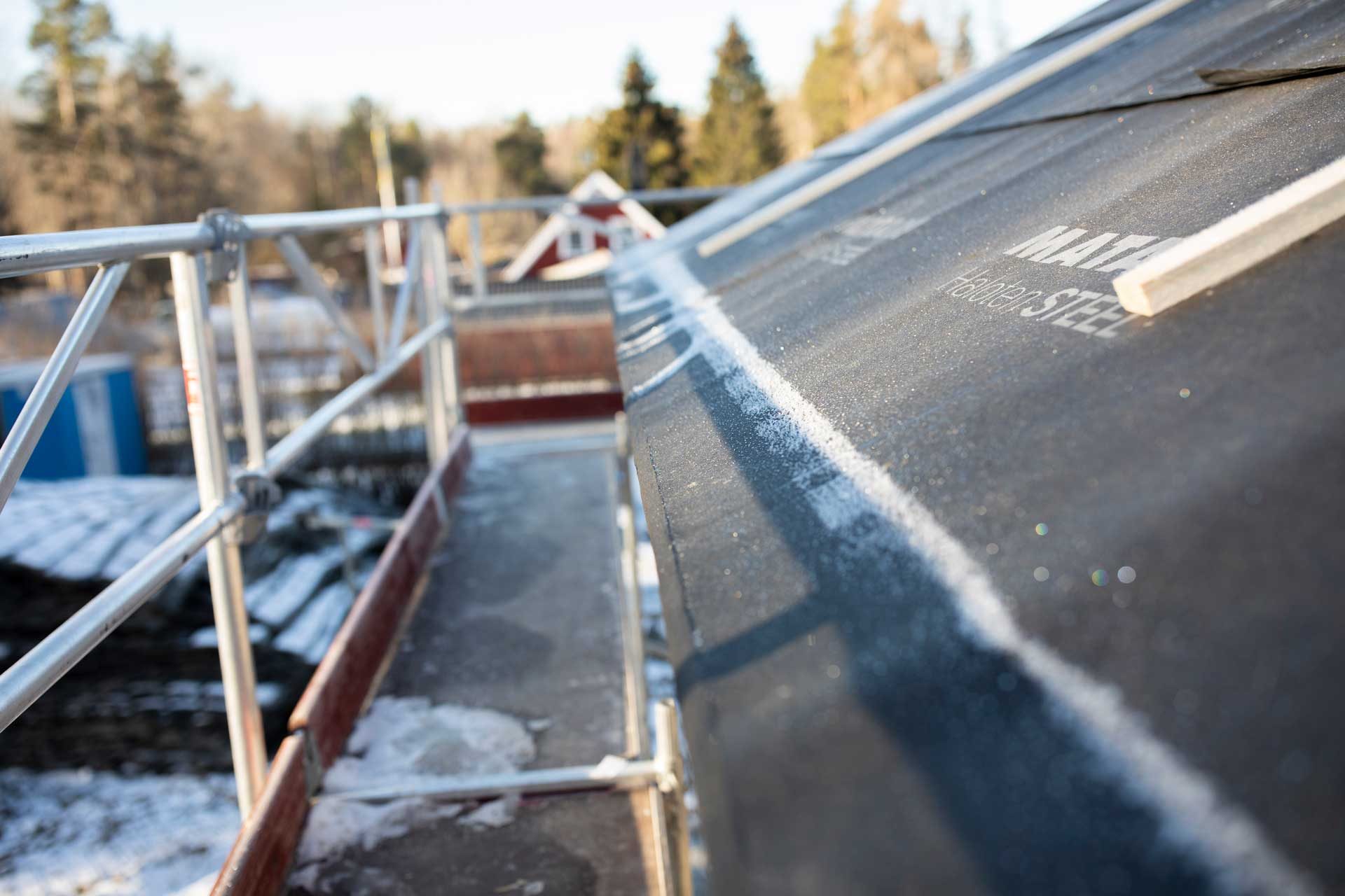 Färdigt, energieffektivt hus byggt av Premie Bygg i Örebro